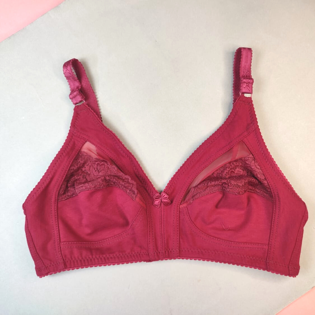 Smooth Cotton & Net Bra