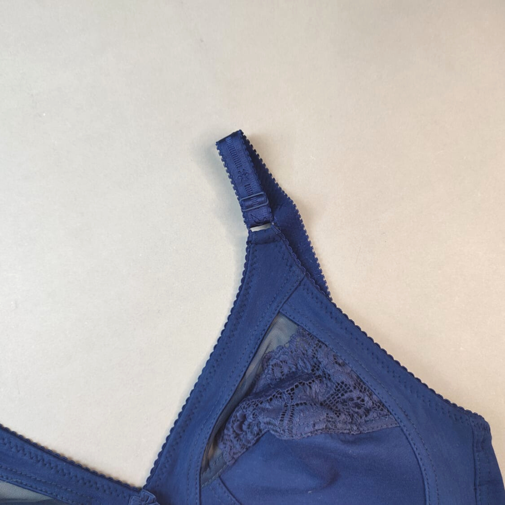 Smooth Cotton & Net Bra