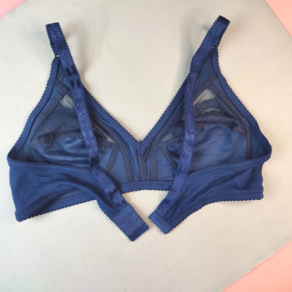 Smooth Cotton & Net Bra