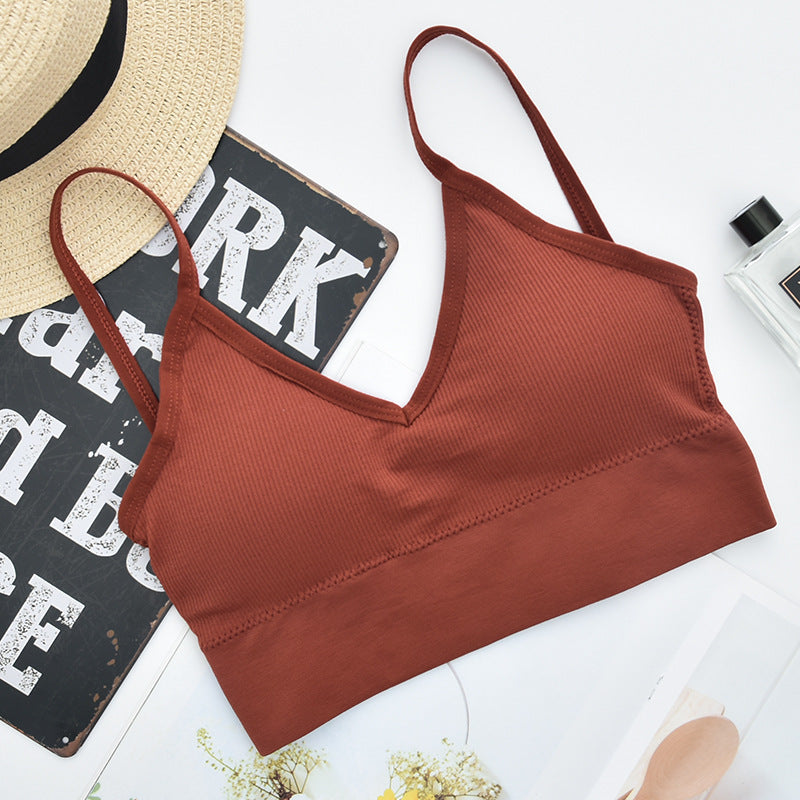 Cross Back Wire Free Bralette