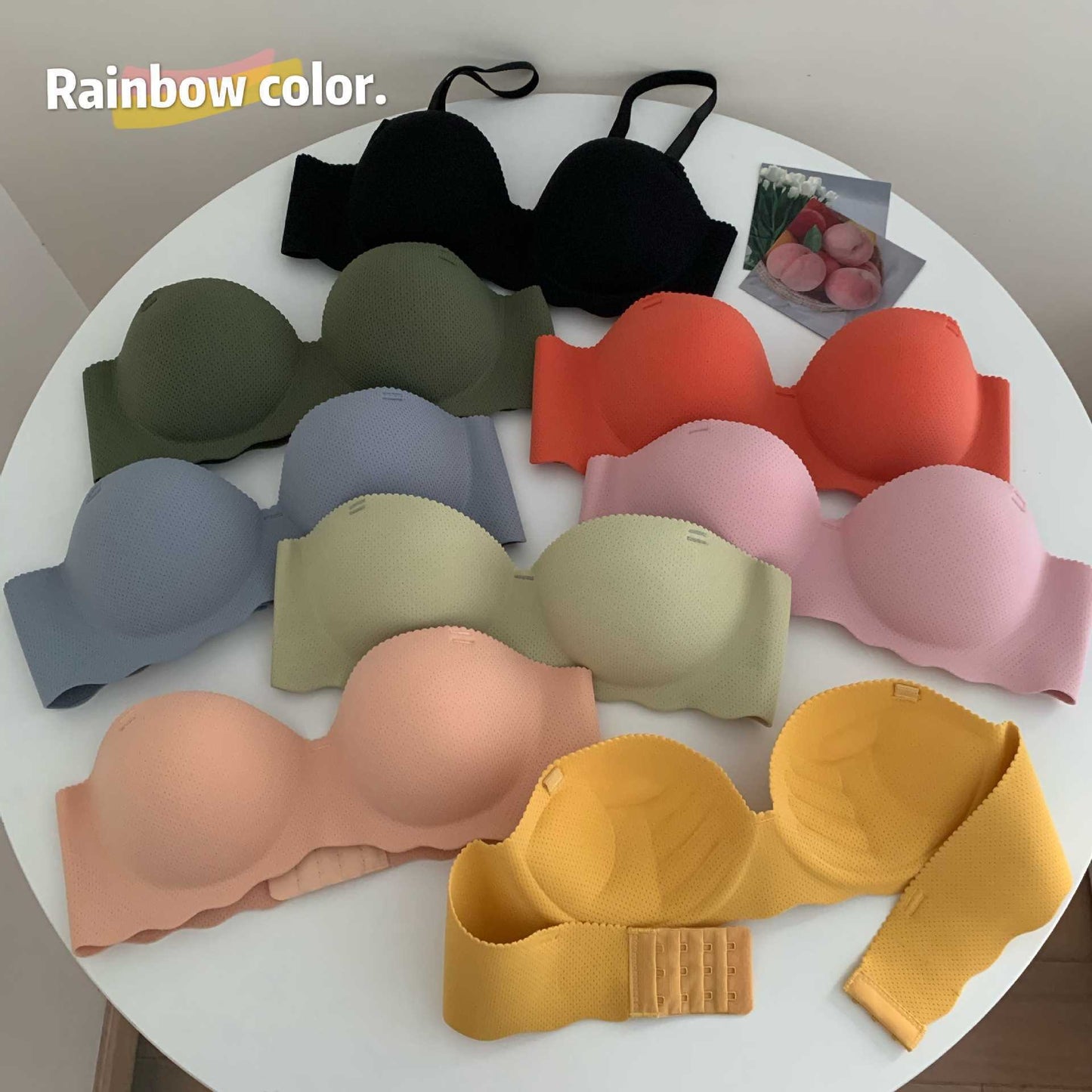 Hand Shape Breathable Half Cup Padded Bra