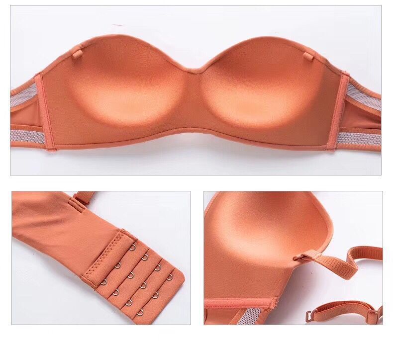 Smooth Half Cup Non Wired Pushup Bra