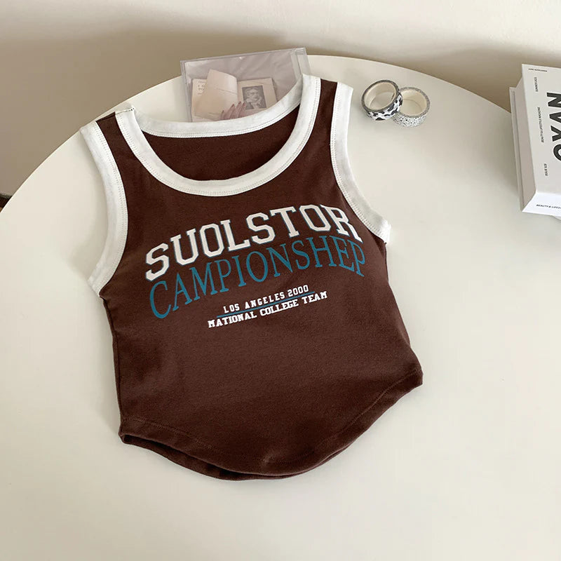 SOULSTAR Written Light Padded Vest/Camisole