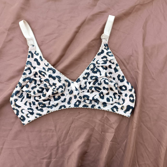 Very Soft Basic Printed Non Padded Bra
