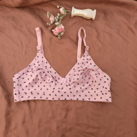 Leaf Design Daily Wear Non Padded Basic Bra