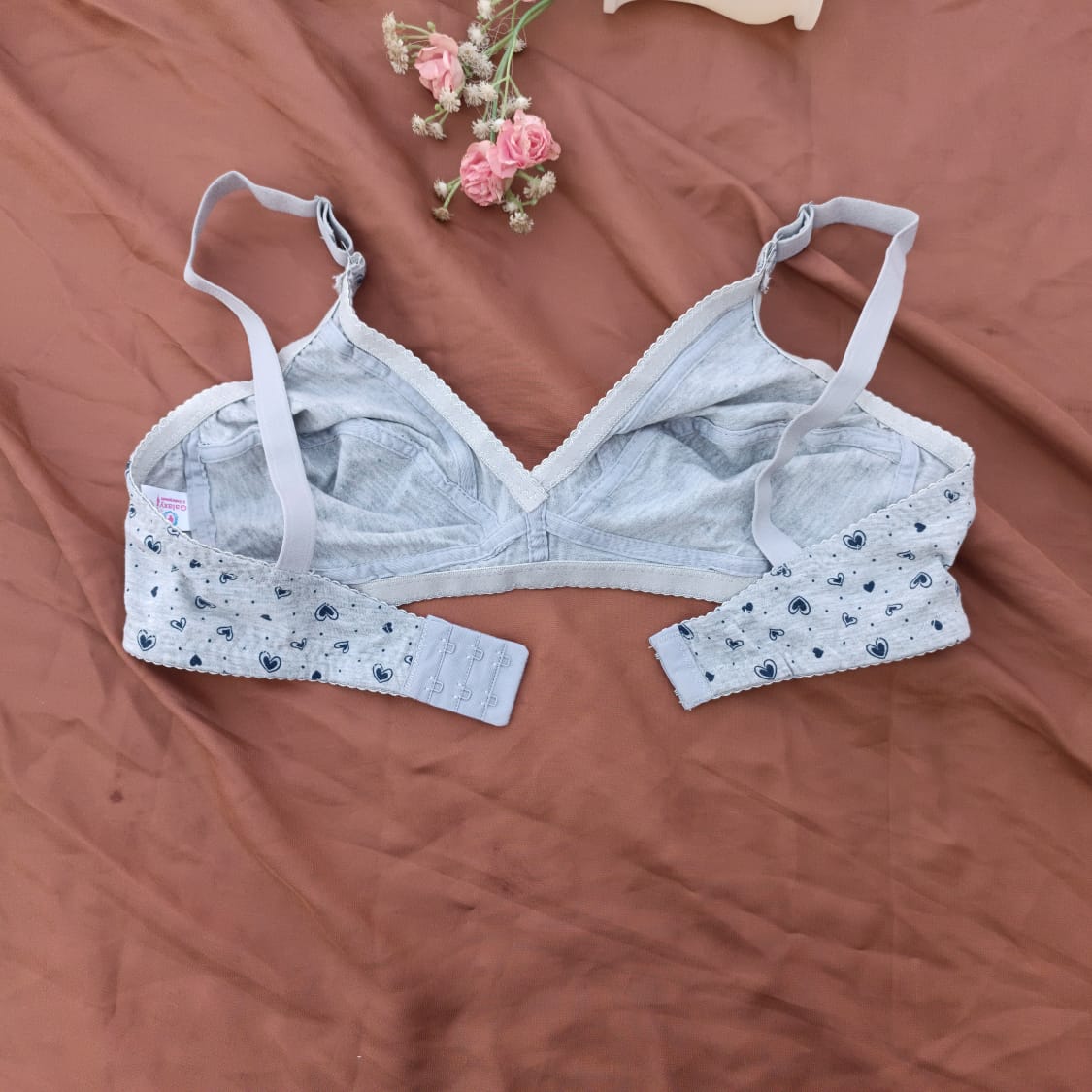 Leaf Design Daily Wear Non Padded Basic Bra