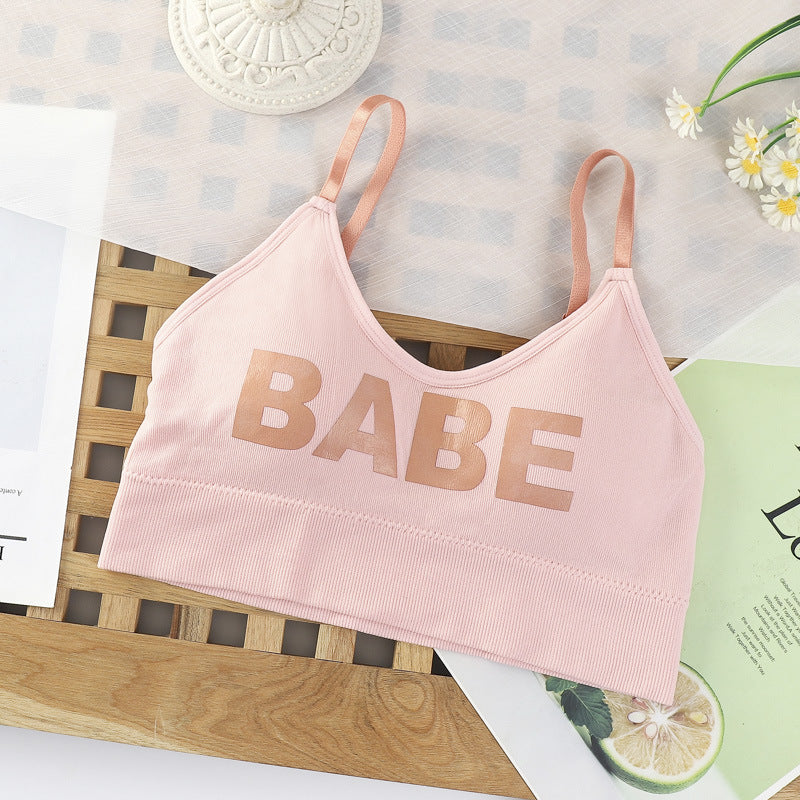 Babe Written Adjustable Anti Sweat Bra