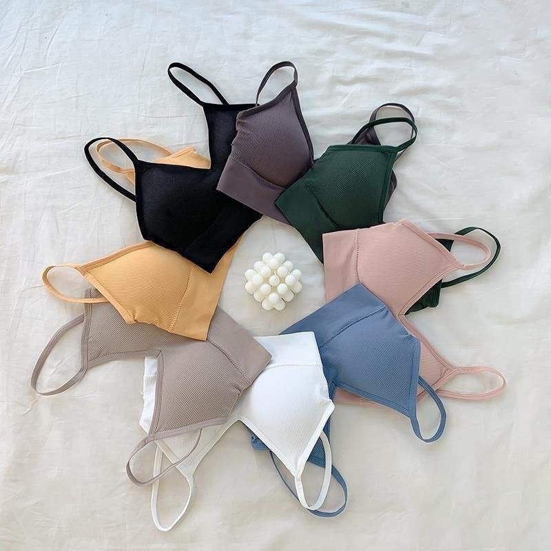 Cross Back Wire Free Bralette