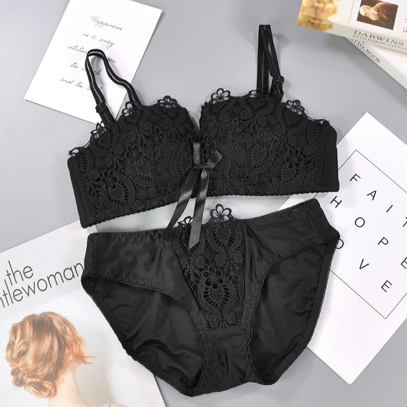 Half Cup Bow Style Soft Cup Net Bra ( Only Bra )