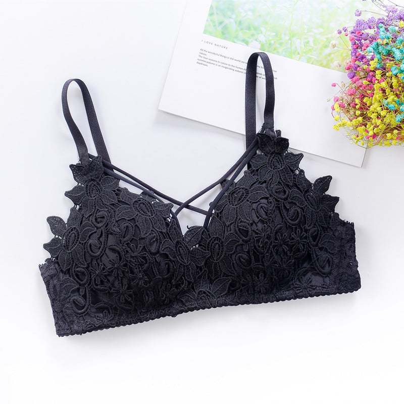 Floral Light Padded Bridal Wear Bra