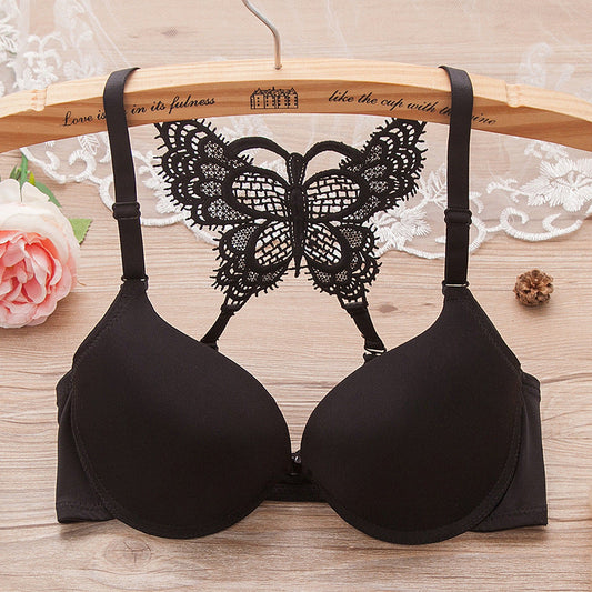 Front Open Butterfly Bra Single Padded ( Only Bra)
