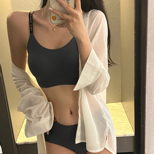 Boxed Packed Seamless Comfortable Padded Daily Wear/Gym/Sports Bra & Panty Set