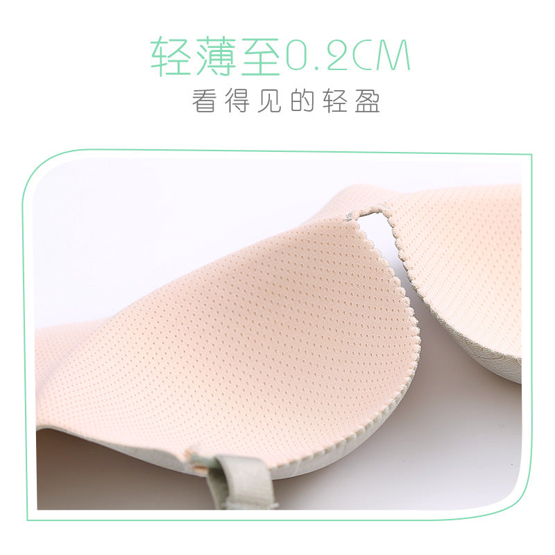 Single Padded Very Soft Check Design Foamy T-Shirt Bra