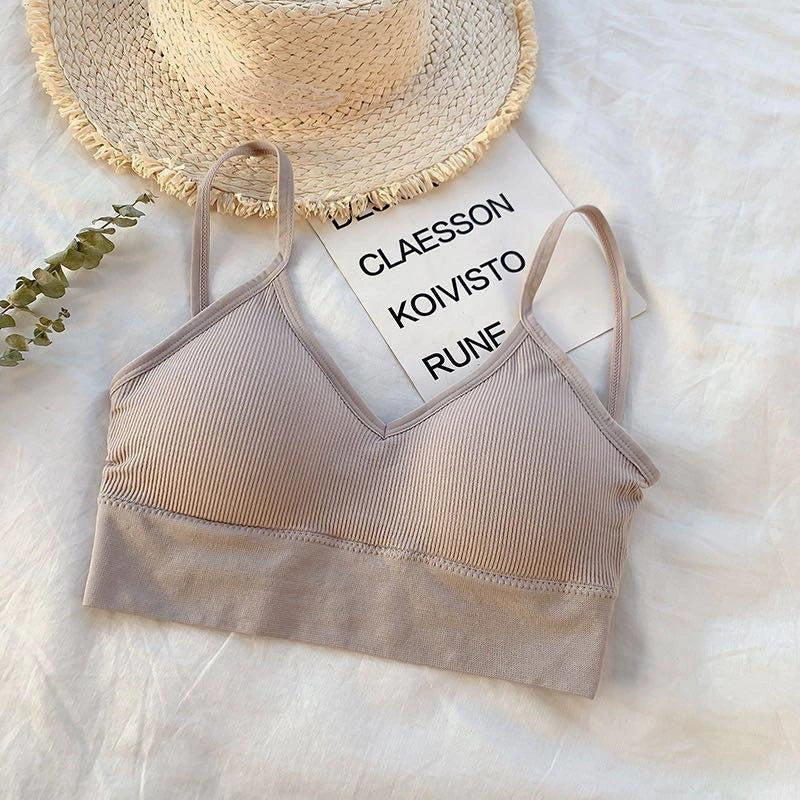 Cross Back Wire Free Bralette