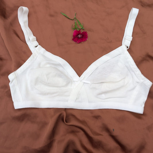 High Quality Pure Cotton Basic Color Bra
