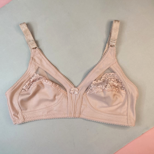 Smooth Cotton & Net Bra