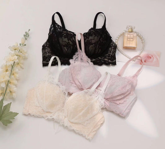 Bow Style Single Padded Smooth Bra & Panty Set
