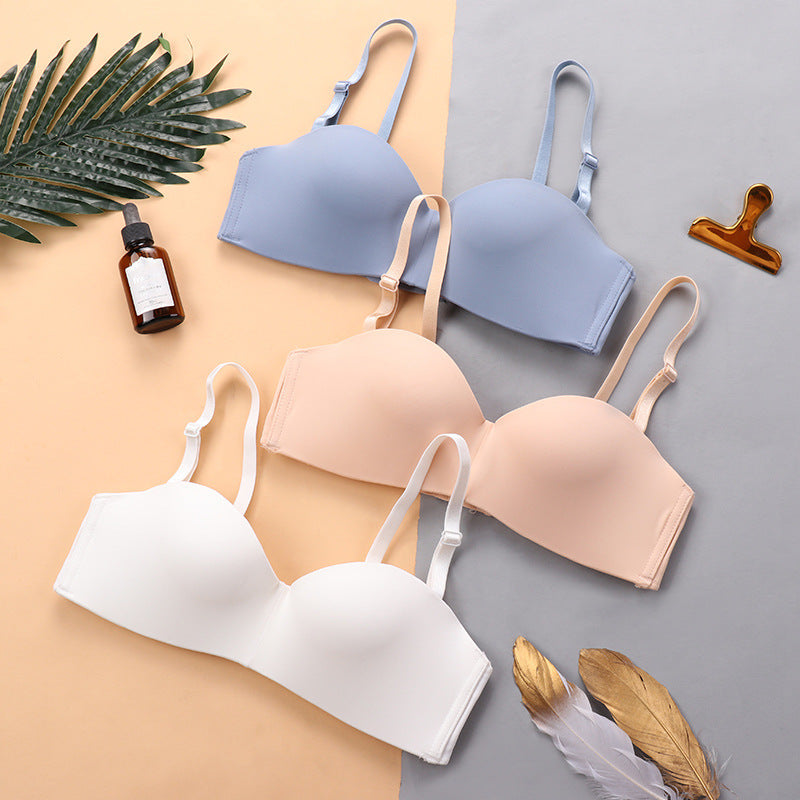 Smooth Half Cup Non Wired Pushup Bra