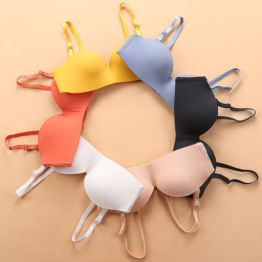 Smooth Half Cup Non Wired Pushup Bra