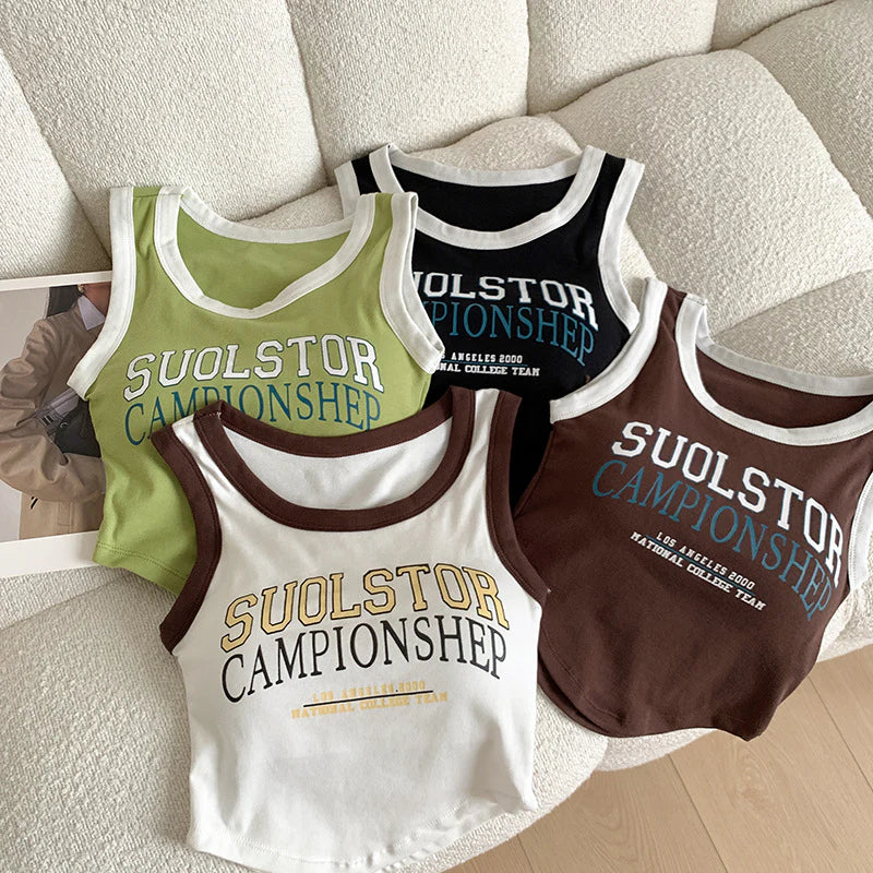 SOULSTAR Written Light Padded Vest/Camisole