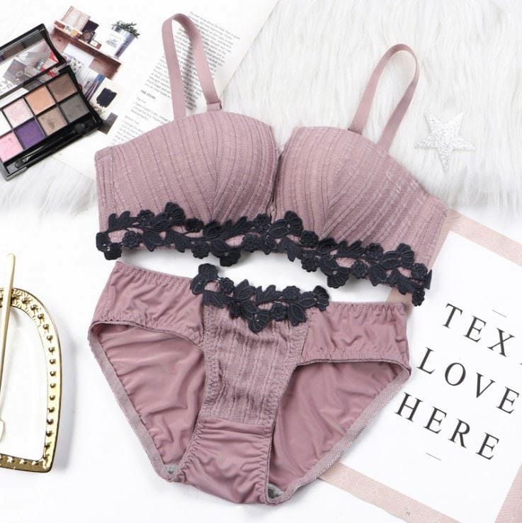 Lower Lace Half Cup Soft Medium Padded Bra ( Only Bra )