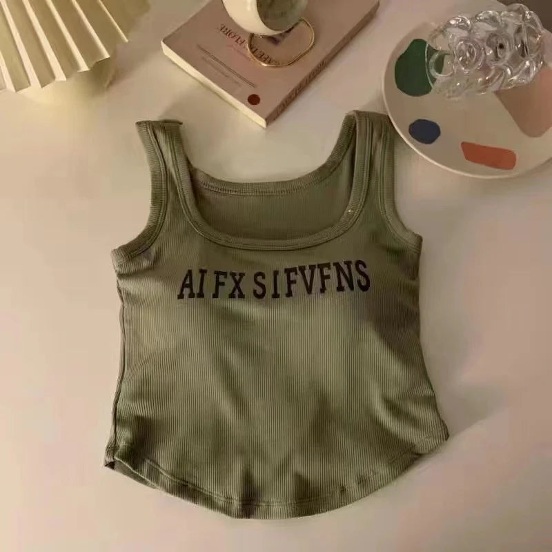 AIFX Written Light Padded Vest/ Camisole