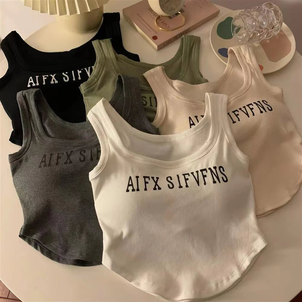 AIFX Written Light Padded Vest/ Camisole