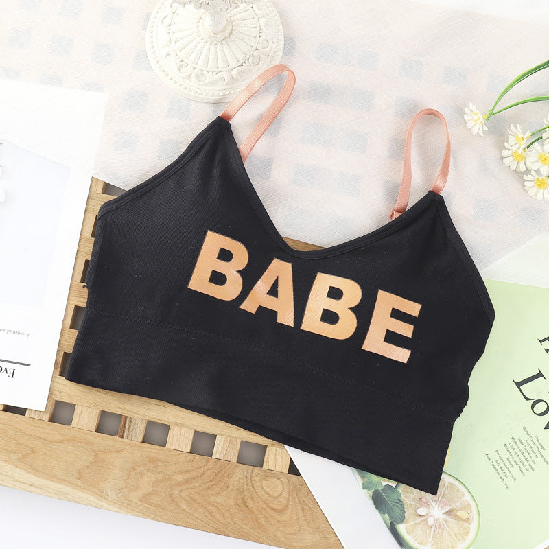 Babe Written Adjustable Anti Sweat Bra
