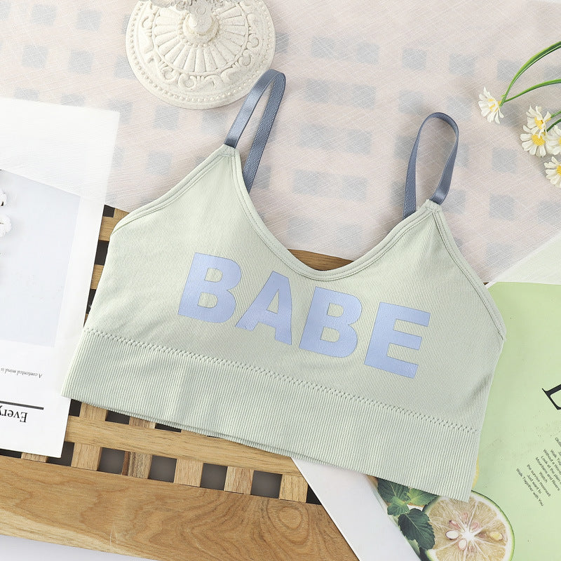 Babe Written Adjustable Anti Sweat Bra