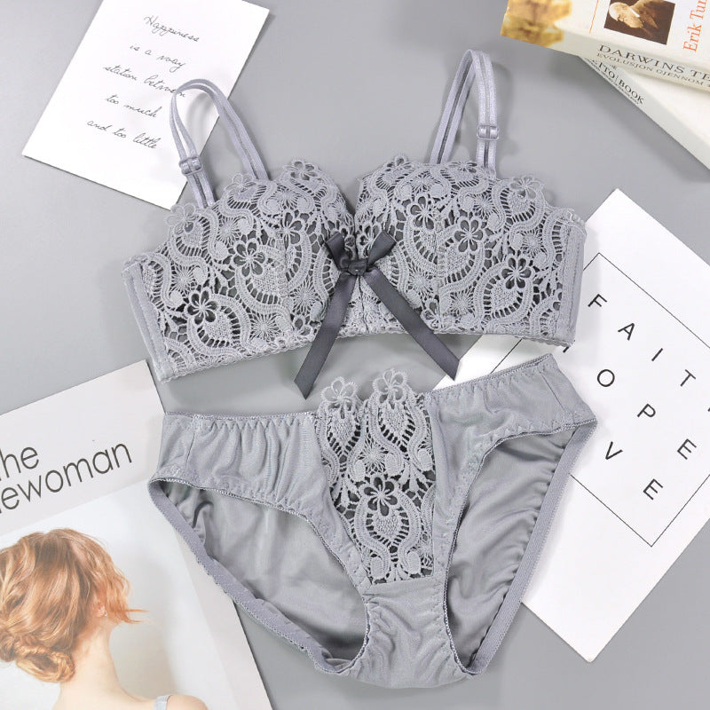 Half Cup Bow Style Soft Cup Net Bra ( Only Bra )