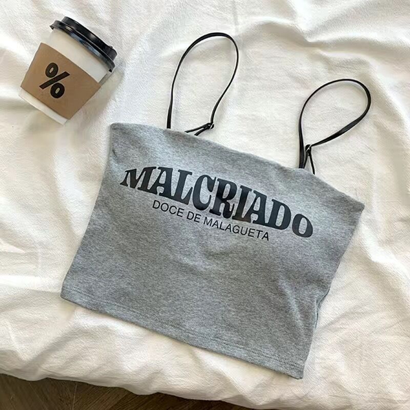 MALCRIADO written Short Camisole