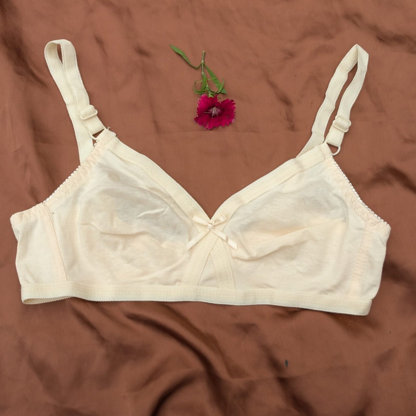 High Quality Pure Cotton Basic Color Bra
