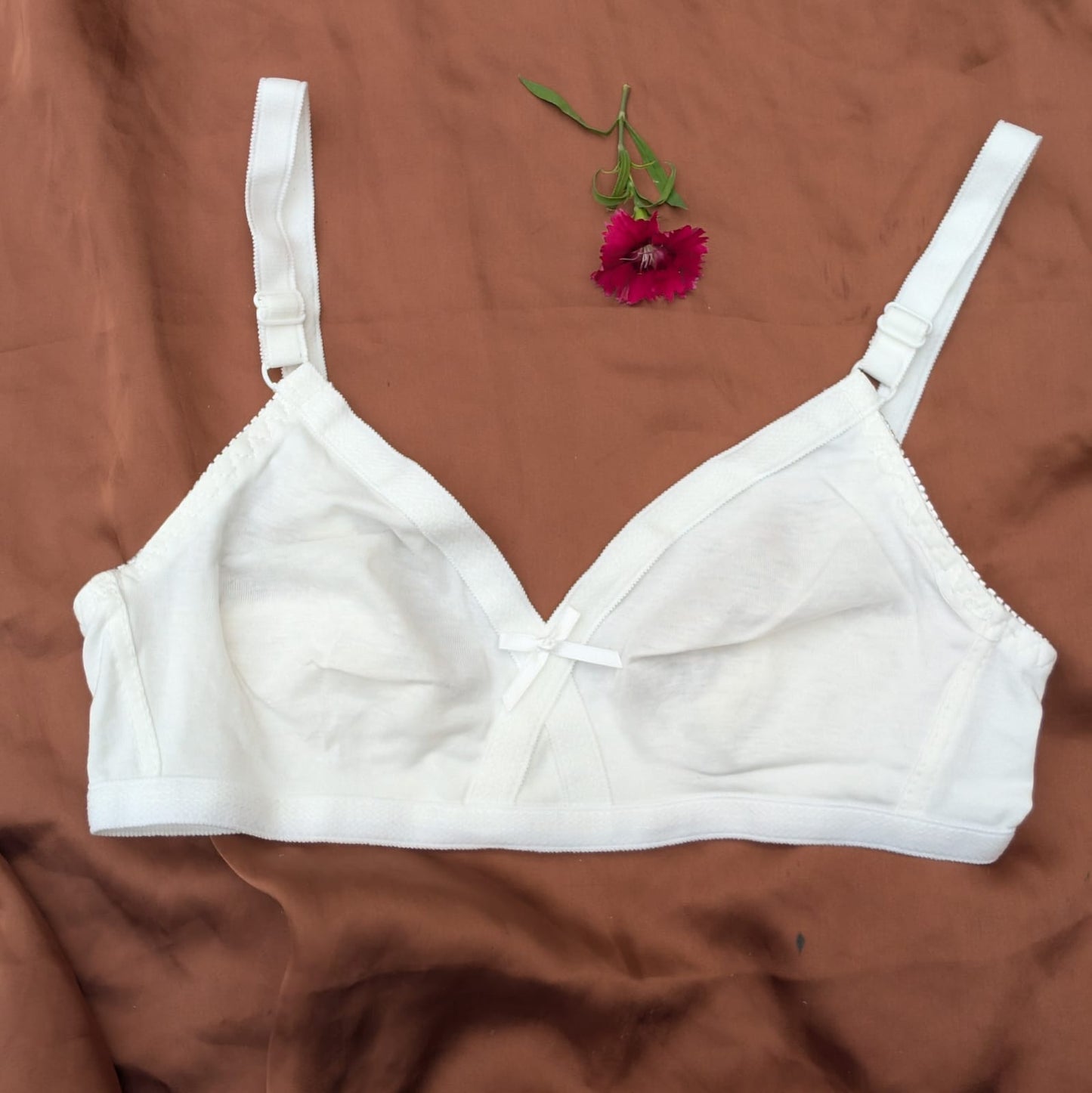 High Quality Pure Cotton Basic Color Bra