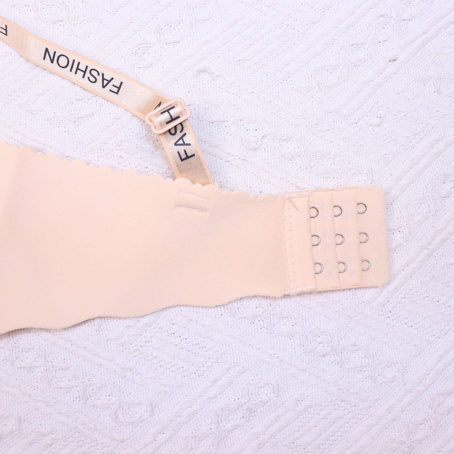 Double Padded Shape Fashion Strip Seamless Half Cup Bra